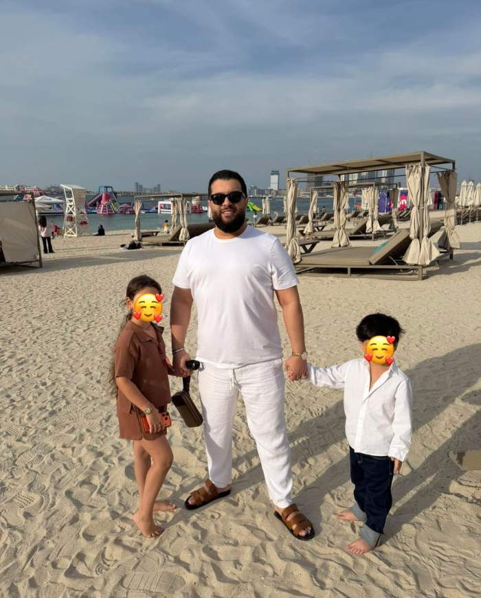 Tzancă Uraganu, alături de doi dintre copiii lui