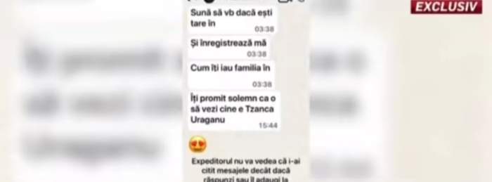 mesajele transmise de Tzancă Uraganu