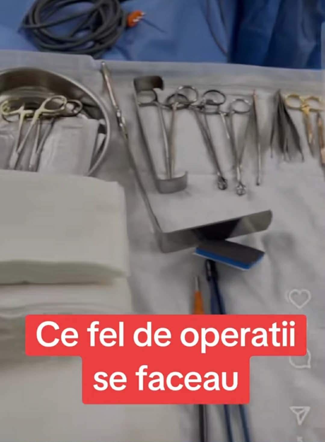 ustensile de operație