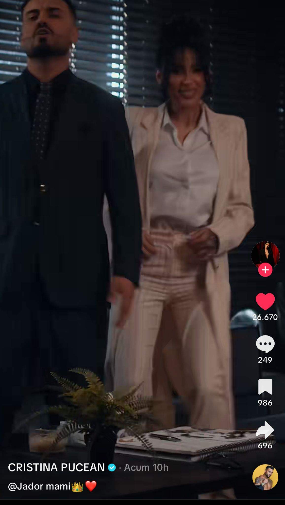 Jador, alături de Cristina Pucean