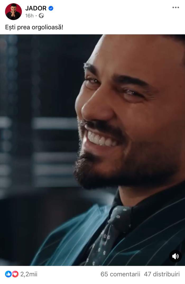 Mesajul scris de Jador pentru soția lui