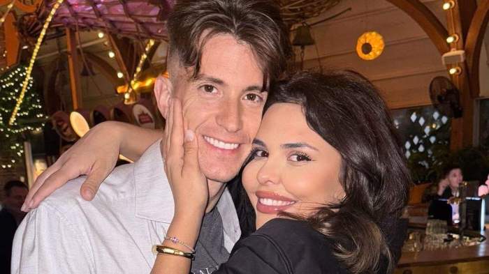 Andreea Popescu, în ipostaze tandre cu fostul soț