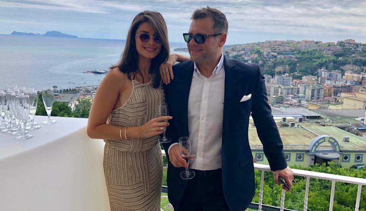 Alina Pușcaș și soțul ei