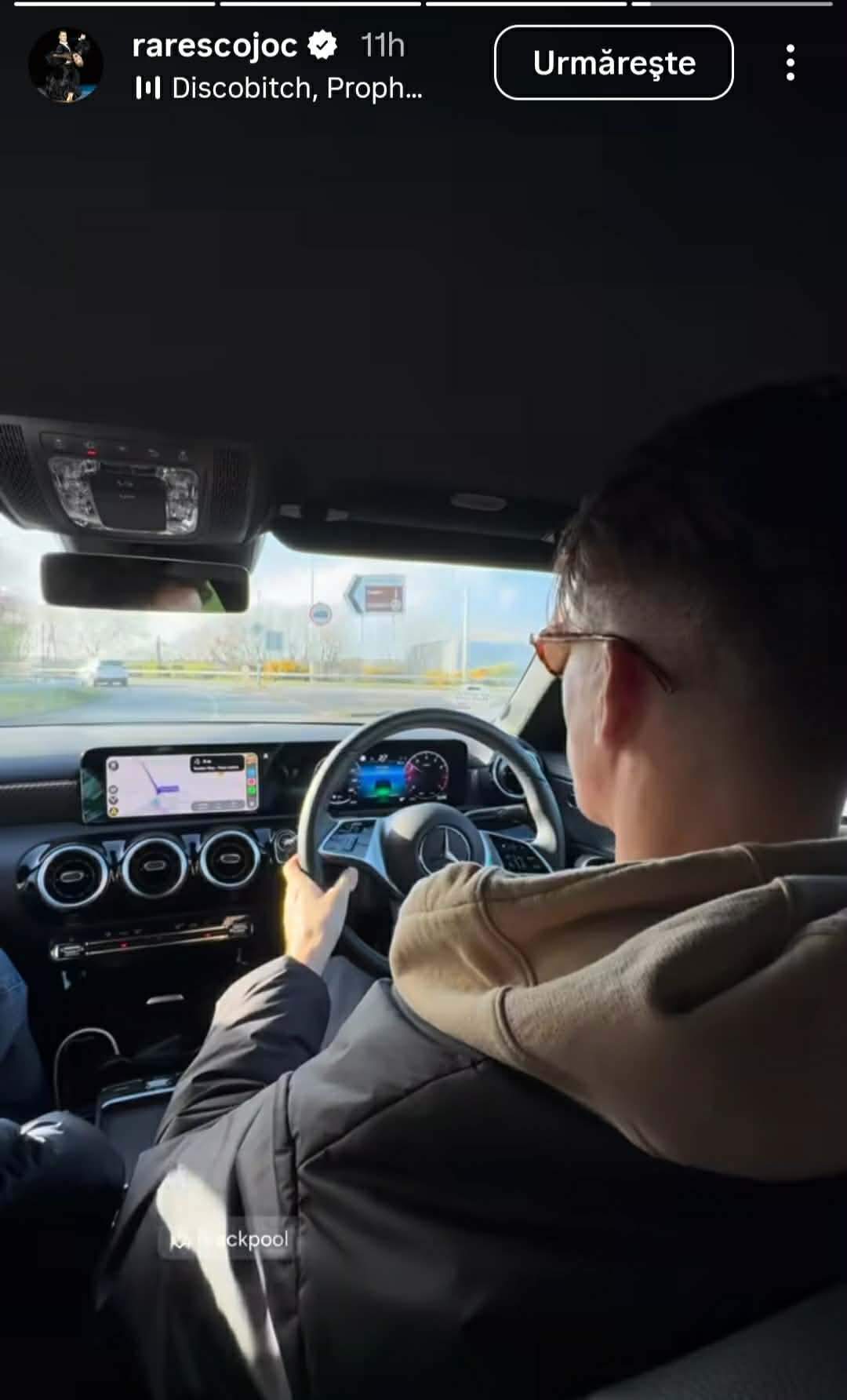 Rareș Cojoc la volan