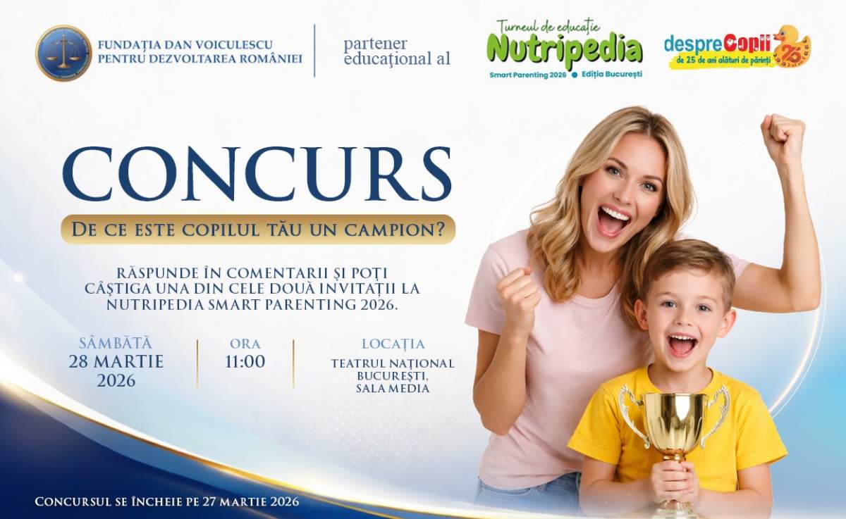 „Mame de campioni”, premiate de Fundația Dan Voiculescu pentru Dezvoltarea României și Nutripedia Smart Parenting – București 2026