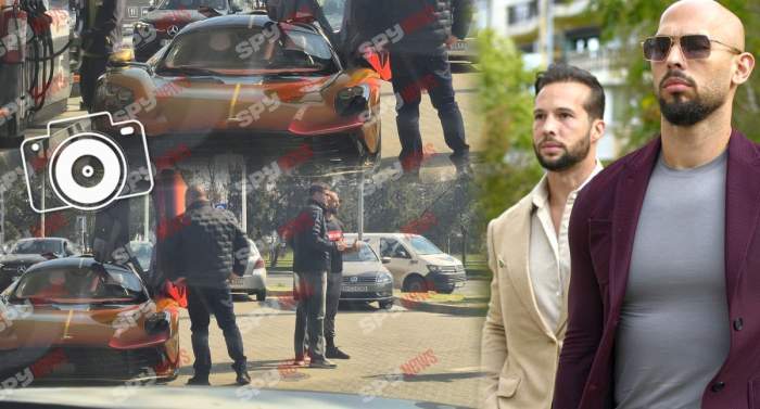 Colaj foto cu Andrew Tate