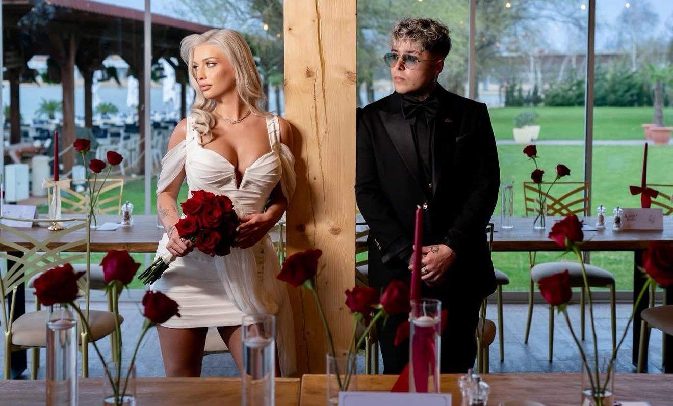 Imagine de la nunta lui Lino Golden și soția lui