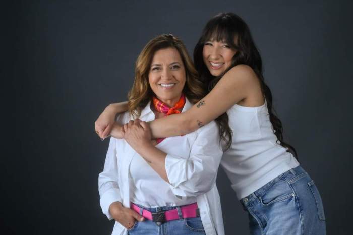 Mirela Retegan și fiica ei, Maya