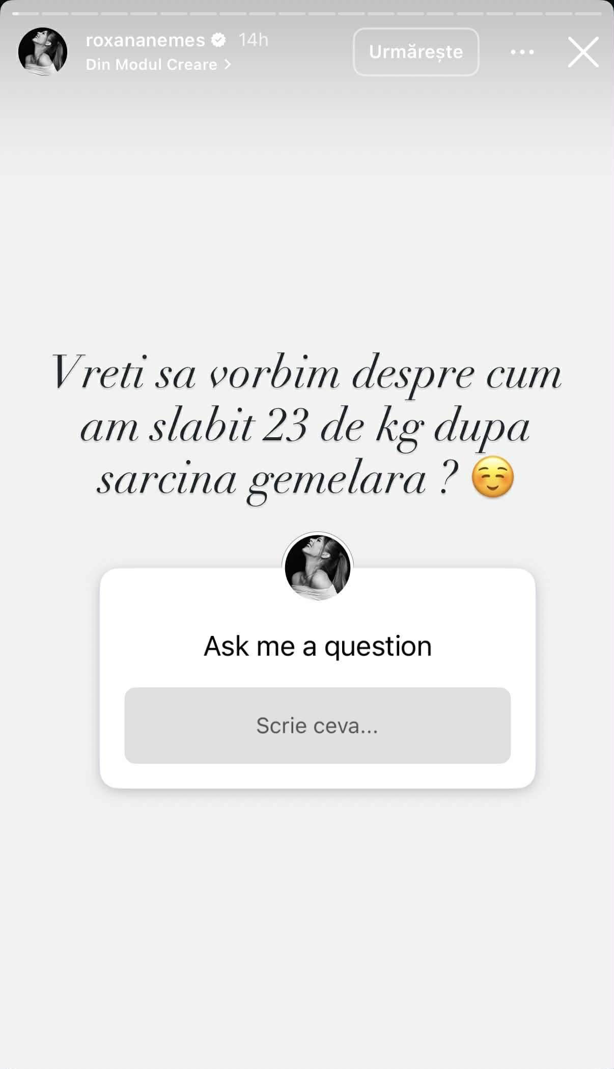 Cum a slăbit Roxana Nemeș 23 de kg după sarcina gemelară. A revenit rapid la formele inițiale