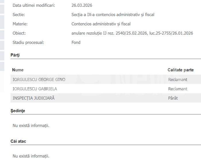EXCLUSIV | Părinții ucigașului Mario Iorgulescu, încă un dosar | Probleme cu Inspecția Judiciară