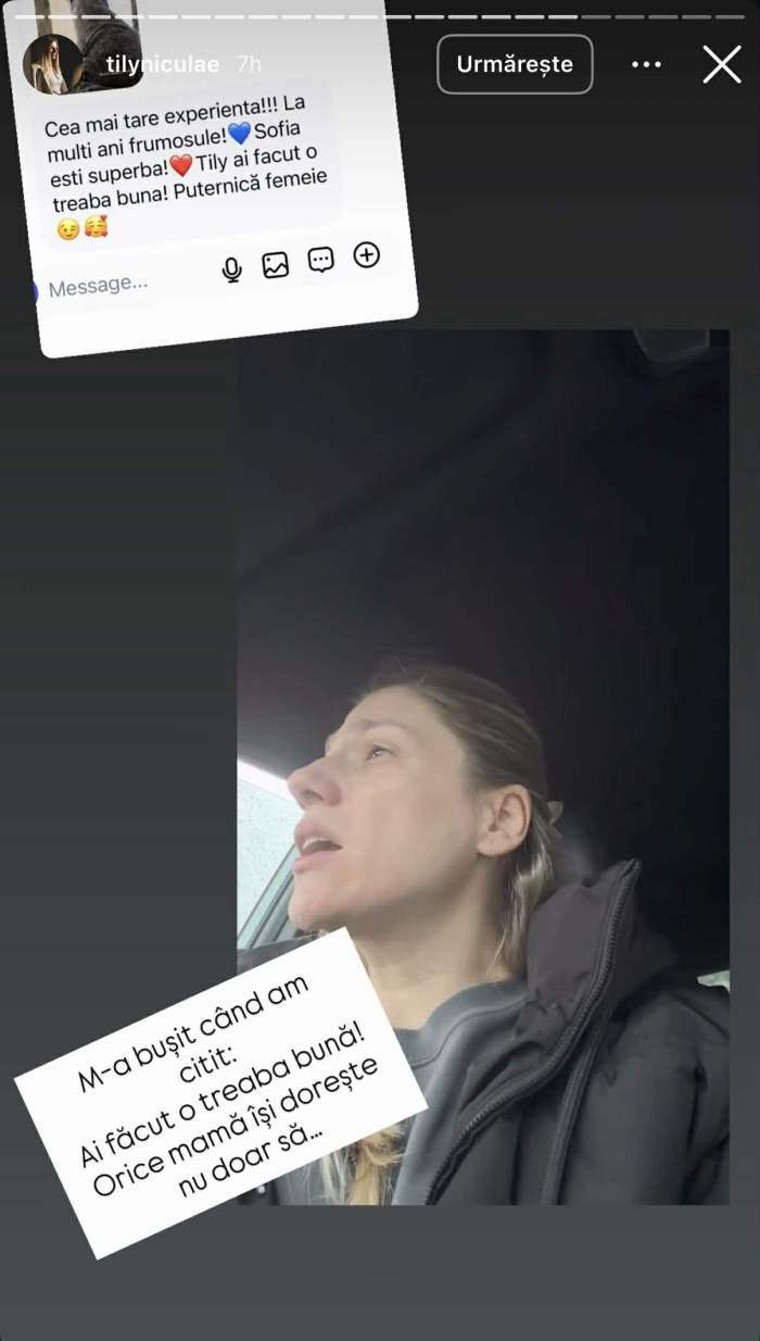 Tily Niculae nu s-a mai putut stăpâni! Ce a făcut-o pe actriță să plângă în hohote