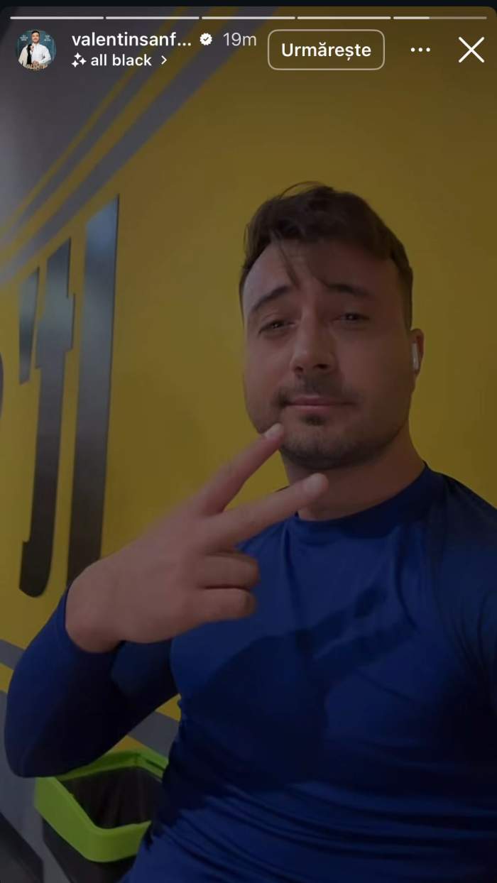 Valentin Sanfira, la sală