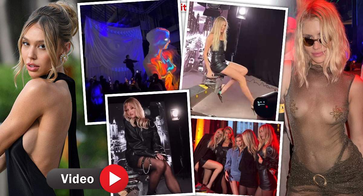 Lena Perminova și Alexis Ren, în București! Imagini de senzație de la petrecerea cu circuit închis!