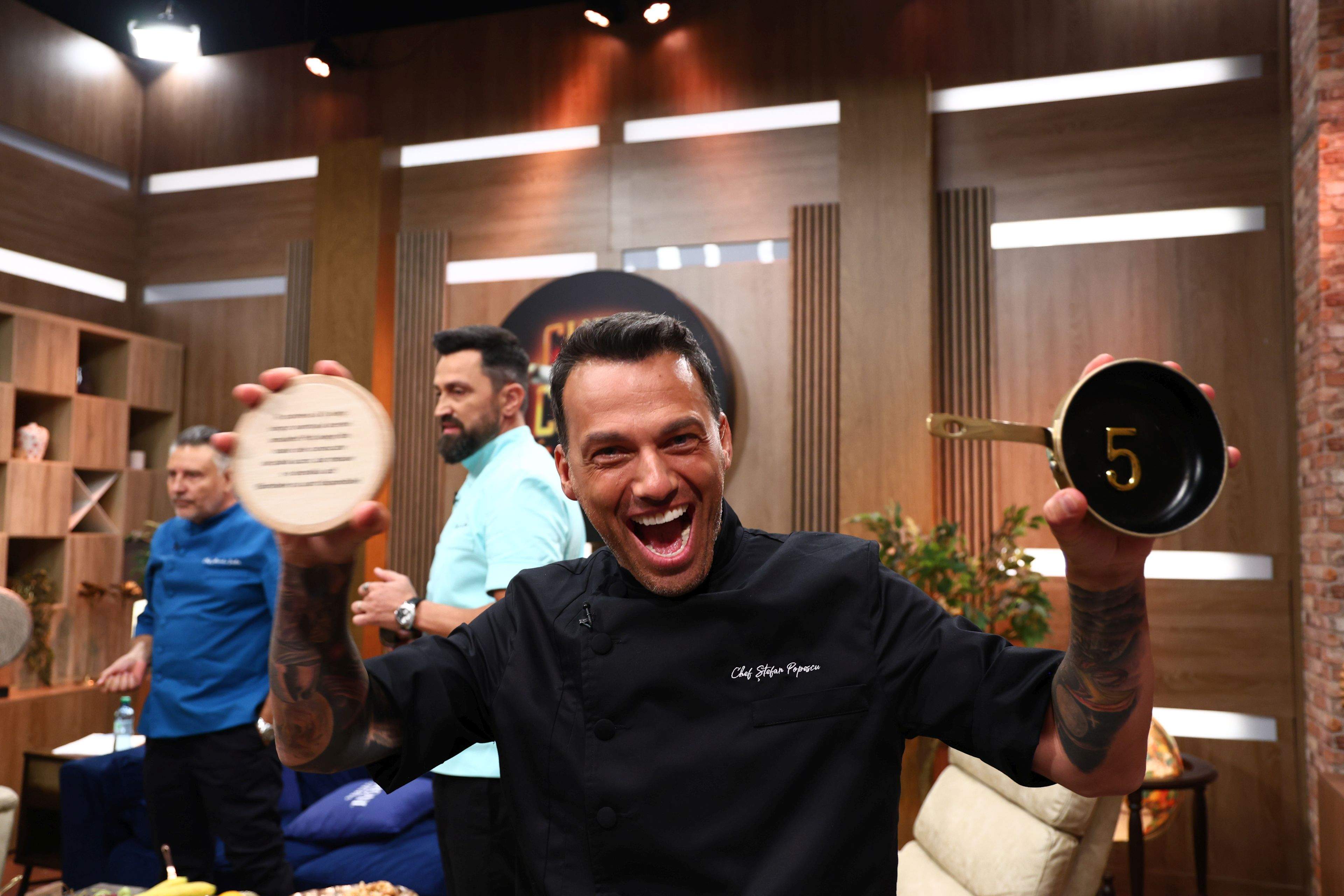 Premiera Chefi la cuțite, lider de audiență. Chef Ștefan, victorios aseară. Urmează emoții uriașe la amuletă: ”Ne jurizează un Chef pregătit, care are pretenții!”