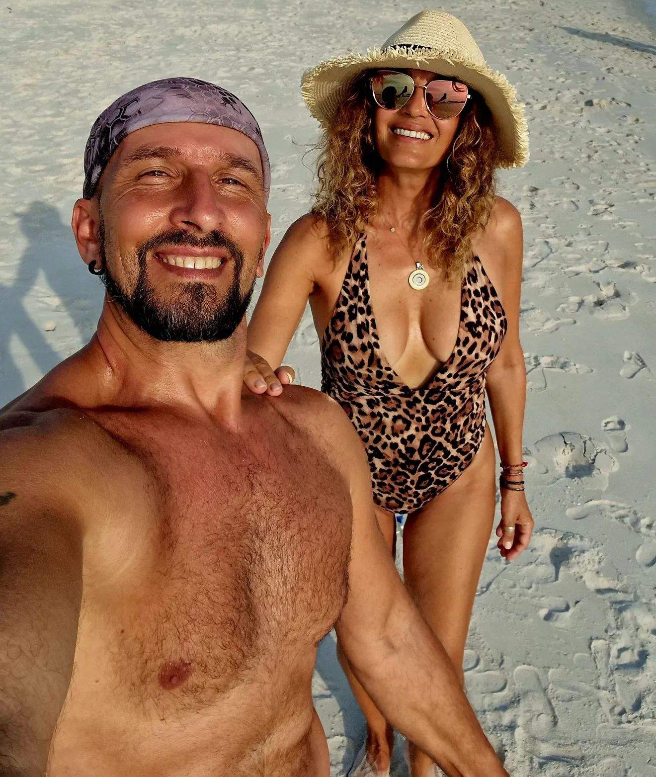 Anca Țurcașiu și Călin Șerban, în vacanță