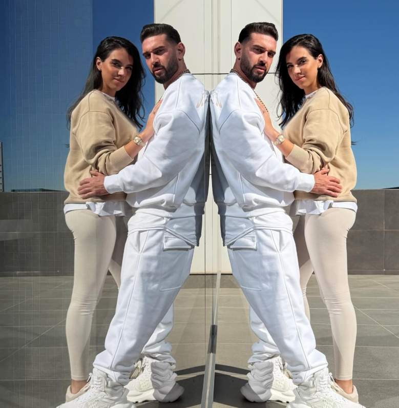 dorian popa si iubita lui impreuna sedinta foto