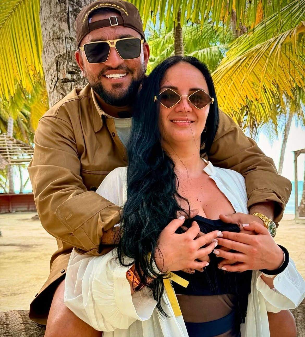 Costel Biju și Andreea, în vacanță