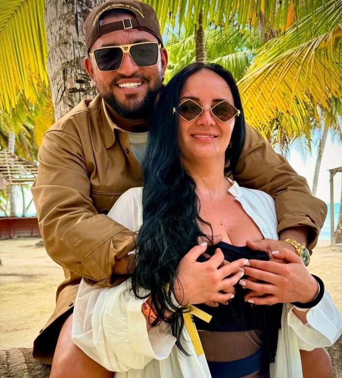 Costel Biju și Andreea, în vacanță