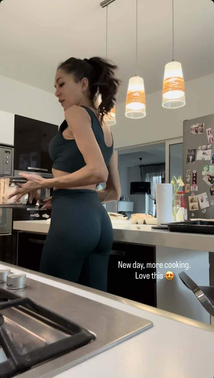 Ruxandra Luca, apariție incendiară în bucătărie! Rețeta de budincă