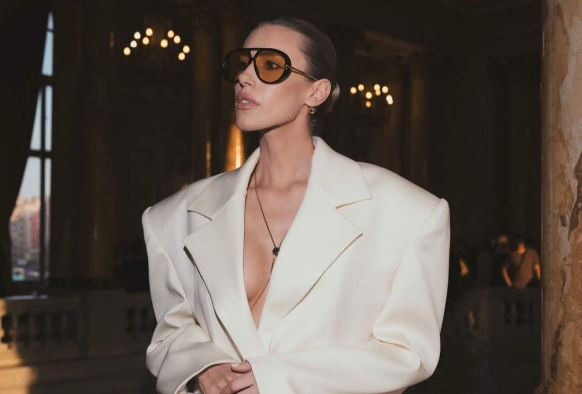 Gabriela Prisăcariu, la un eveniment