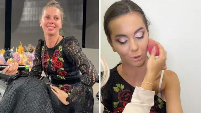 Colaj foto cu Georgiana Lobonț