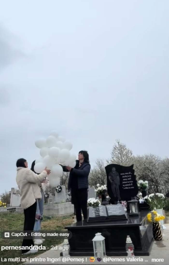 Cum arată mormântul lui Andrei Perneș de la Mireasa la un an de la moartea lui. Gestul emoționant făcut de apropiați