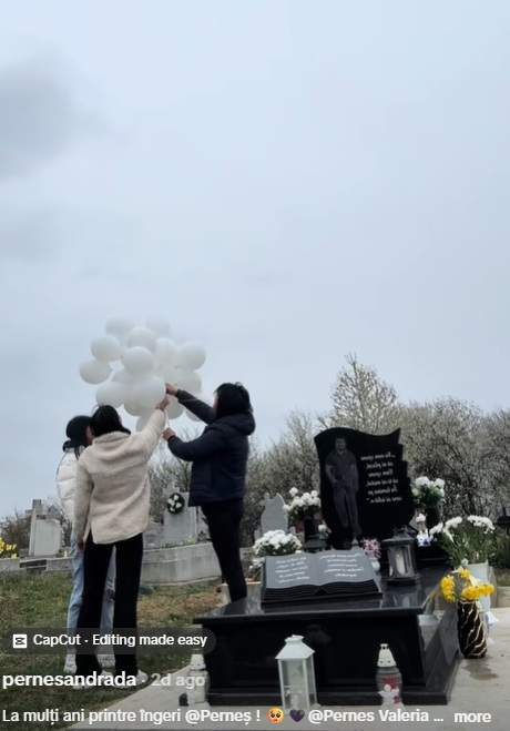 Cum arată mormântul lui Andrei Perneș de la Mireasa la un an de la moartea lui. Gestul emoționant făcut de apropiați
