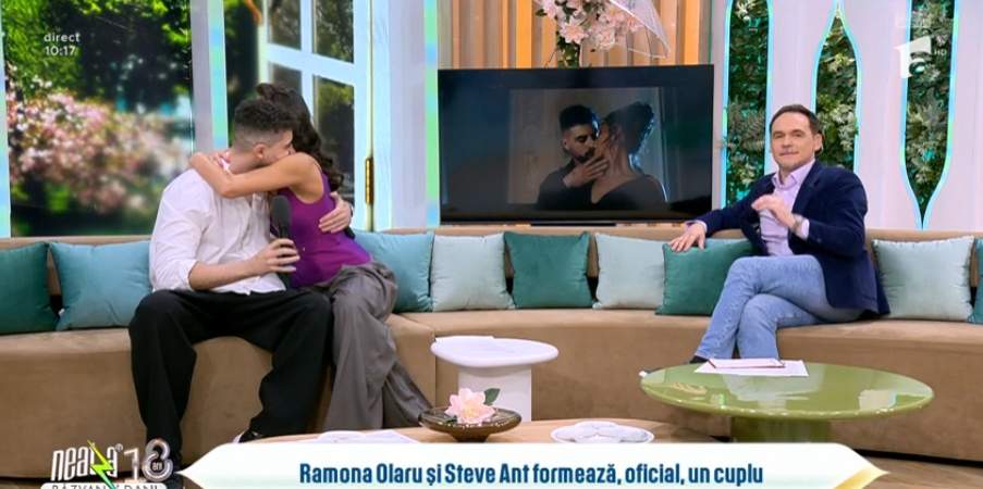 Ramona Olaru și iubitul, la Neatza