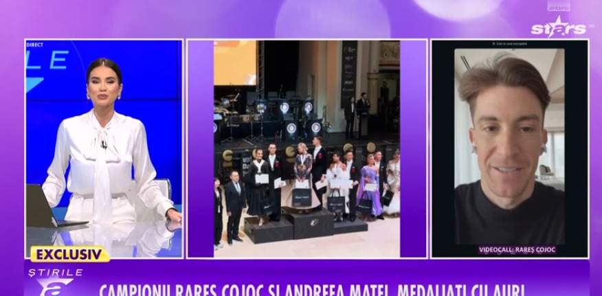 Rareș Cojoc, la Știrile Antena Stars