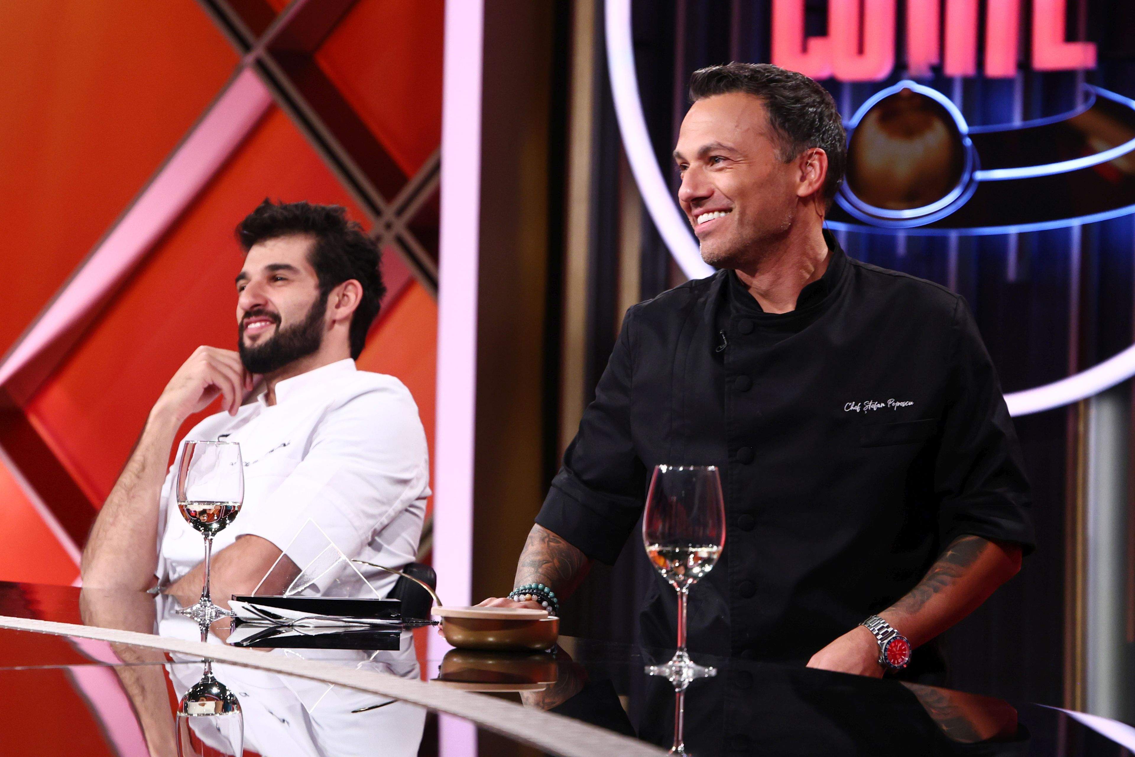Chef Ștefan Popescu a câștigat ieri amuleta, după o jurizare făcută de Chef Florin Ivan, într-o ediție Chefi la cuțite care s-a impus ca lider detașat de audiență