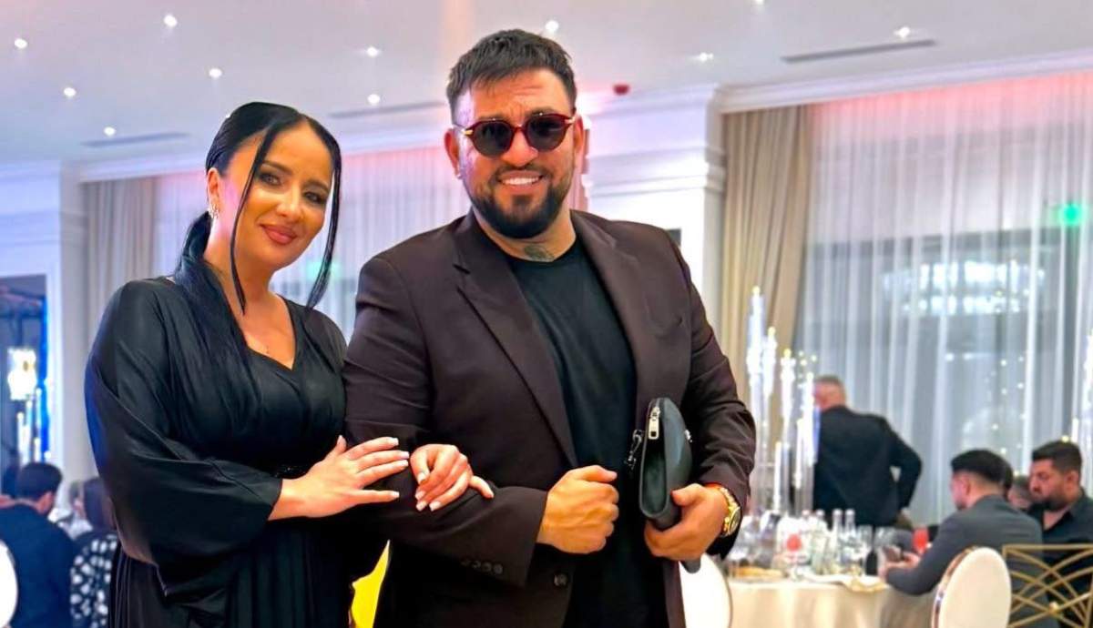 Costel Biju și Andreea, la un eveniment
