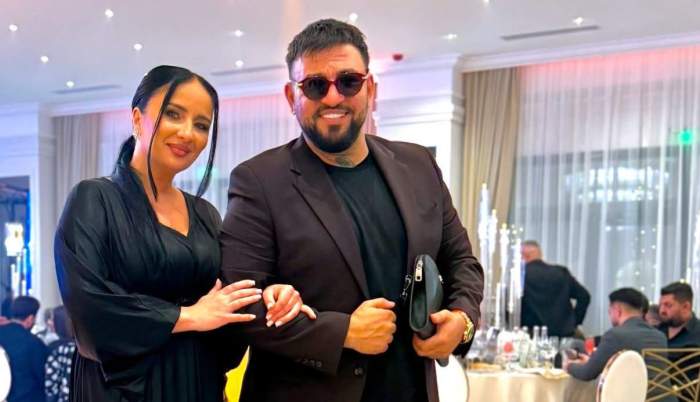 Costel Biju și Andreea, la un eveniment