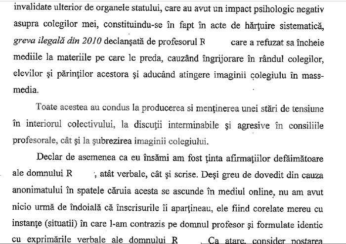 Profesorul acuzat că l-a bătut pe fiul Marei Bănică, scandal penal cu directoarea colegiului | Declarații și documente exclusive