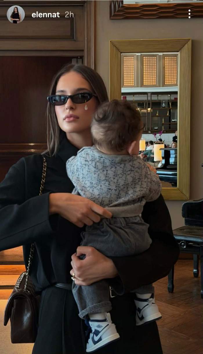 Elena Hagi și fiul ei, Giorgios