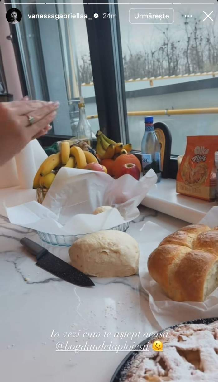 Vanessa a făcut pâine de casă