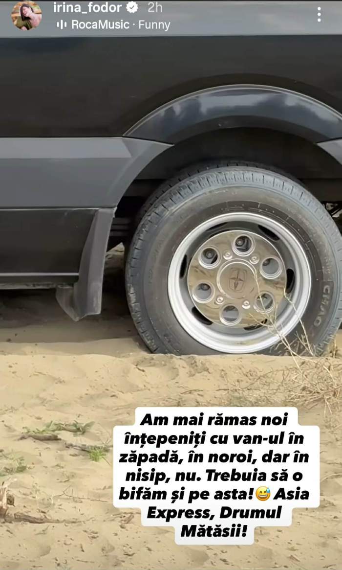 roată blocată în nisip