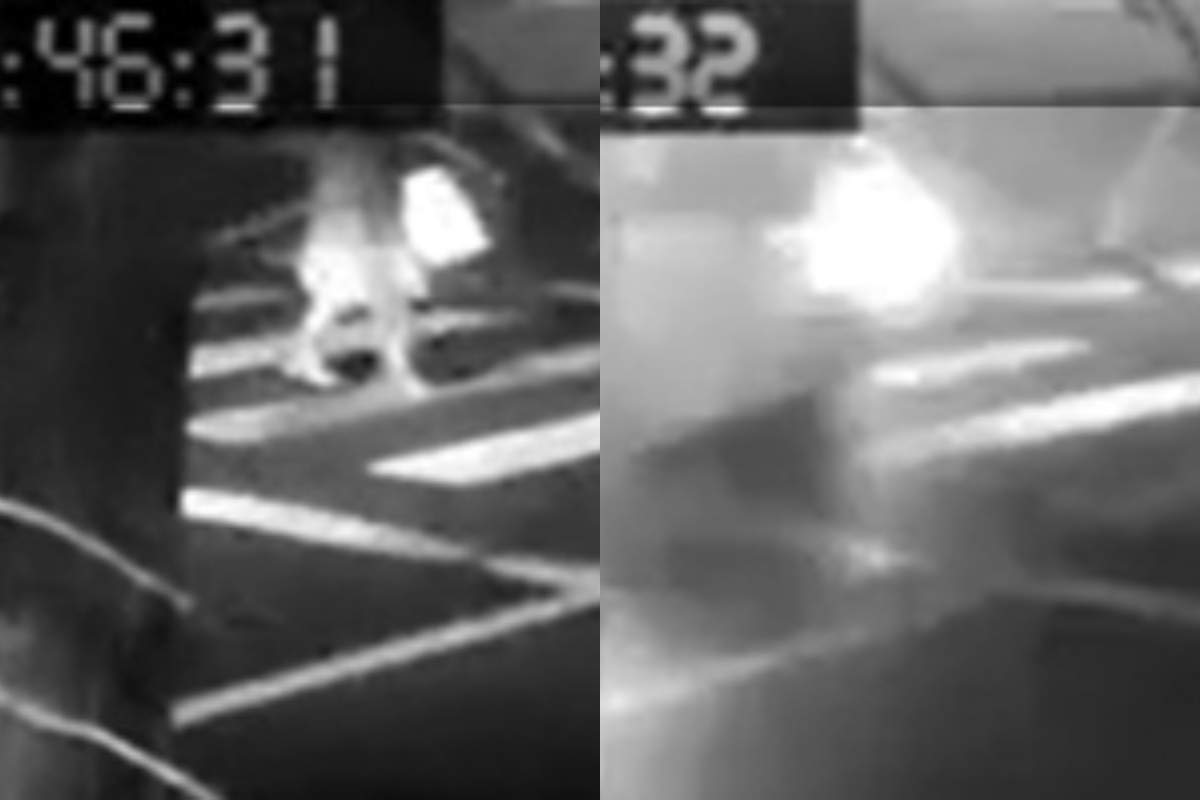 Au apărut primele imagini de la accidentul în care a fost implicat fotbalistul de la Rapid. Kader Keita a lovit o femeie pe trecerea de pietoni