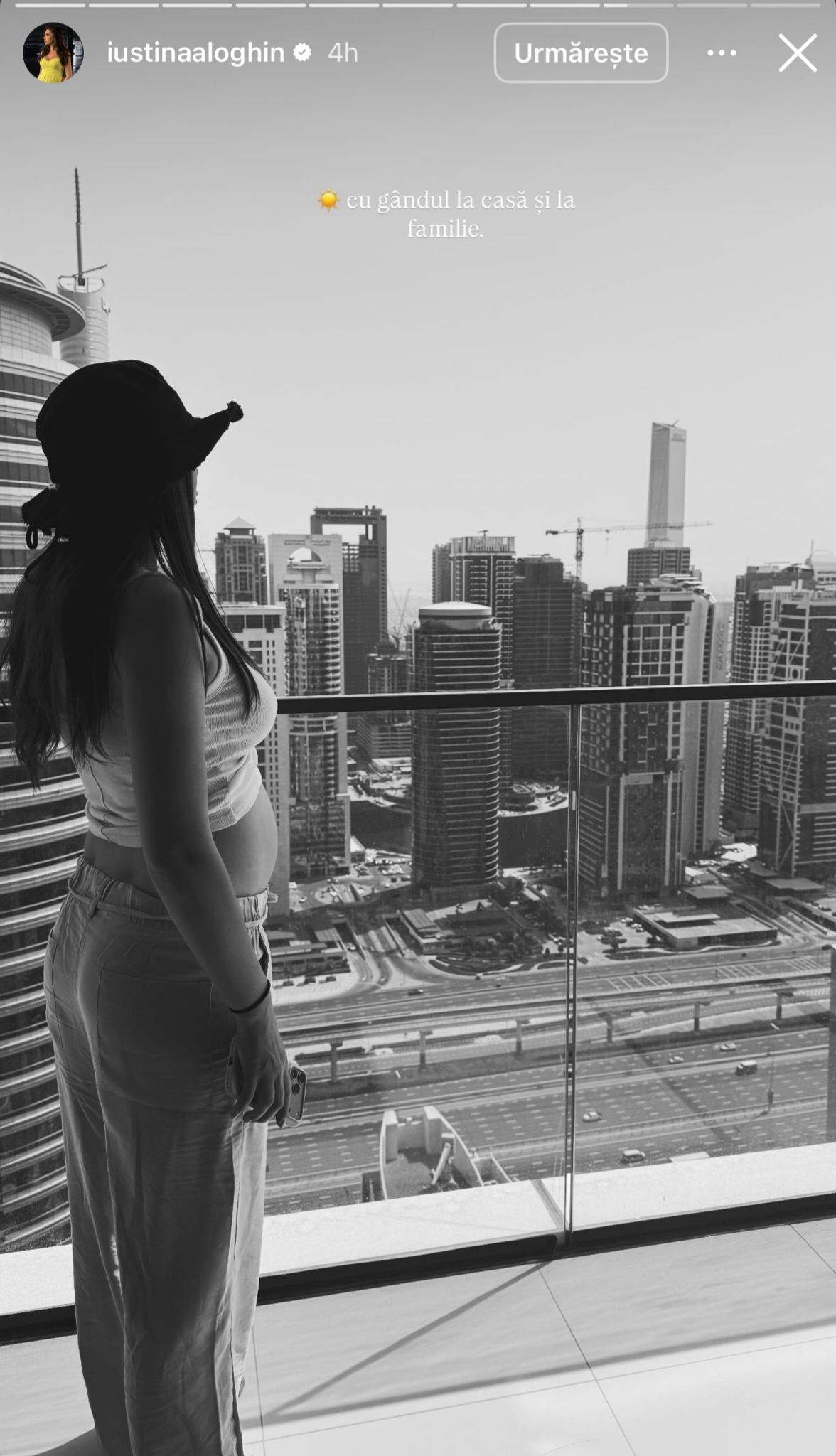 Mesajul emoționant al Iustinei Loghin