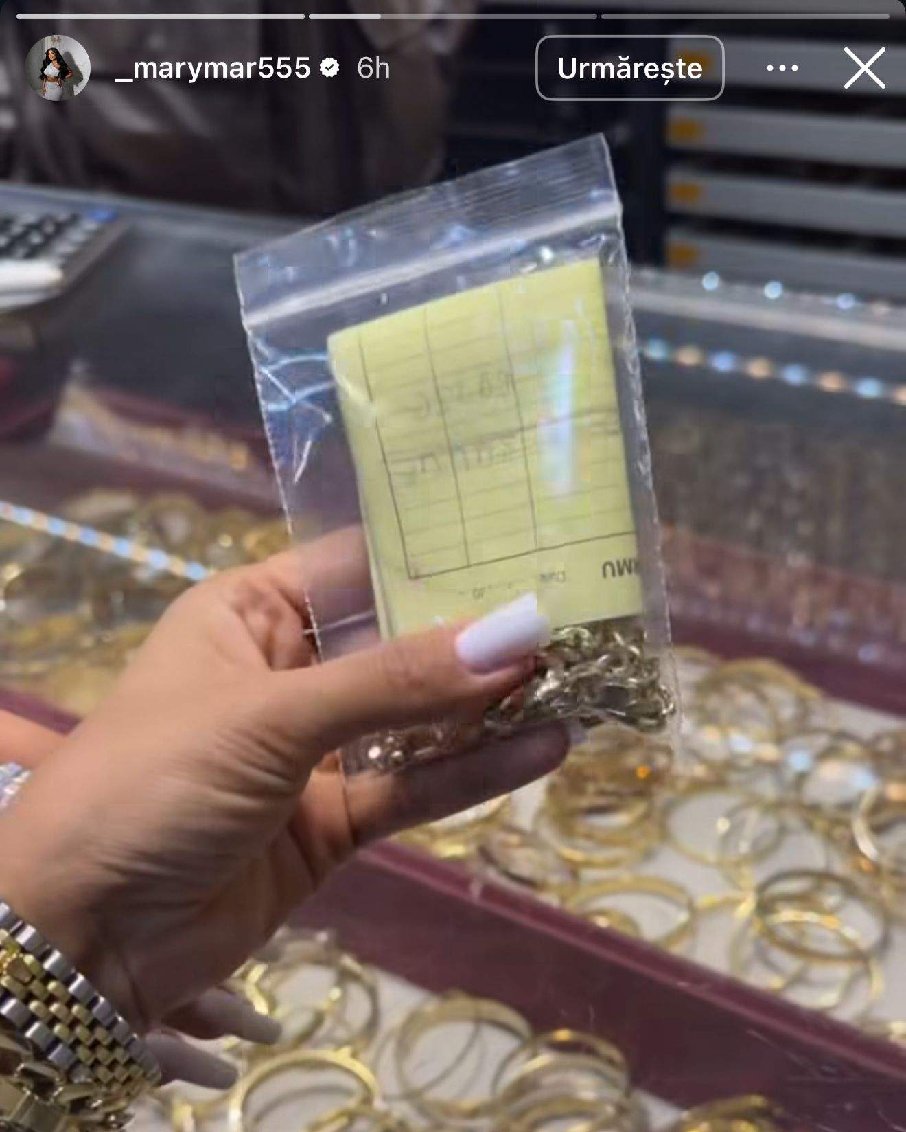 Alina Marymar și-a cumpărat aur