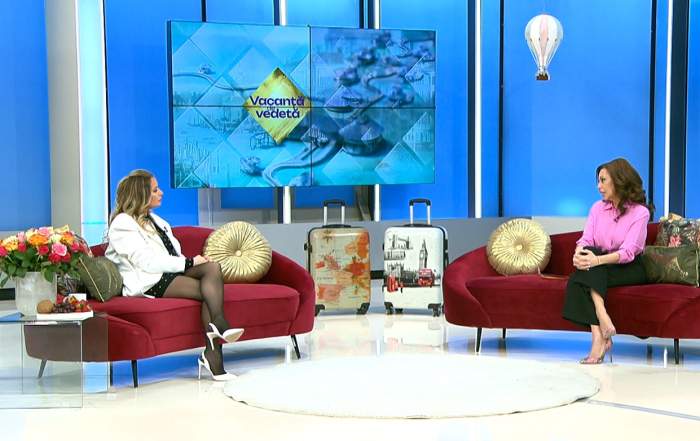 Monica Tatoiu şi Dalina Terzi, protagonistele ediţiei de sâmbătă a emisiunii “Vacanță de vedetă”