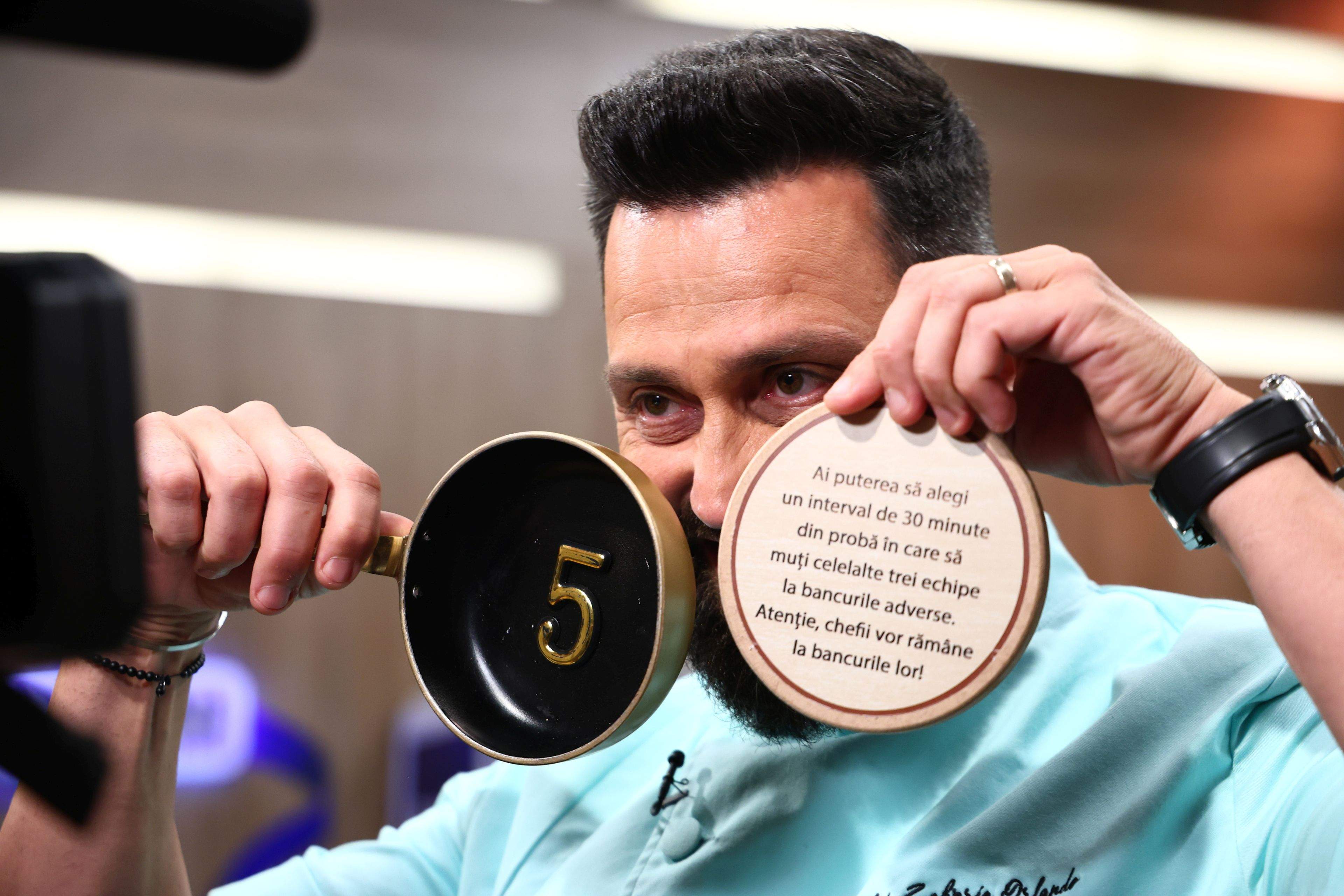 Ediția de ieri Chefi la cuțite, lider de audiență. Chef Orlando Zaharia, învingător aseară în lupta pentru amuletă