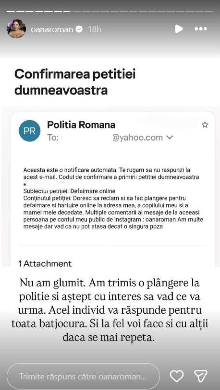 plangere la politie