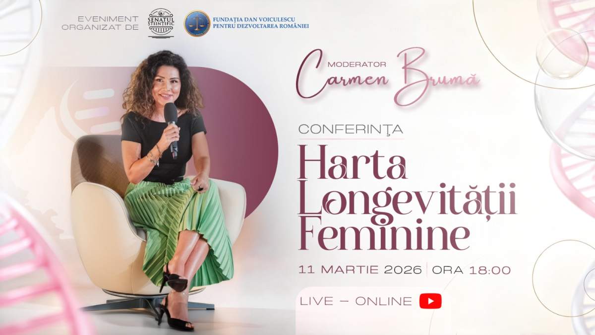 Carmen Brumă: „Femeile trăiesc mai mult, dar nu mereu mai bine” - dezbaterea despre longevitatea femeilor ajunge în prim-plan la Conferința „Harta Longevității Feminine”