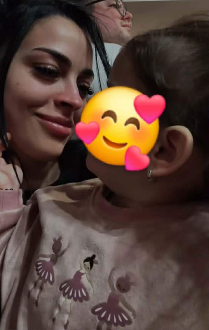 Ema Oprișan și fetița ei