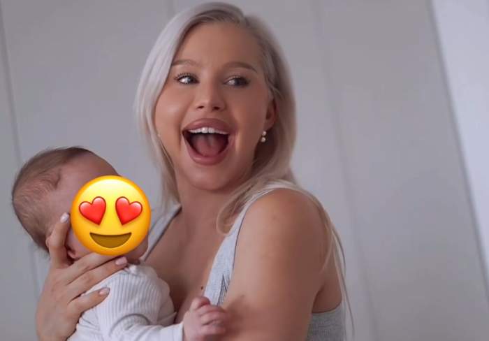 Carmen Grebenișan și fiul lor