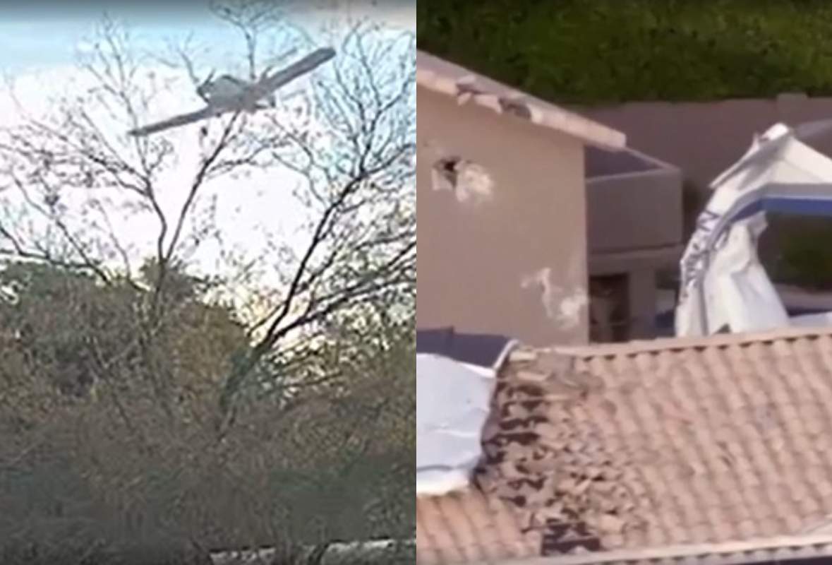 Un avion s-a prăbușit în curtea unei case. Trei persoane au fost rănite