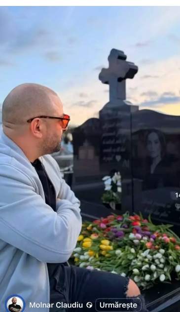 Imagini de la mormântul Ancăi Molnar, la aproape doi ani de când a murit. Cum arată locul de veci al make-up artistei