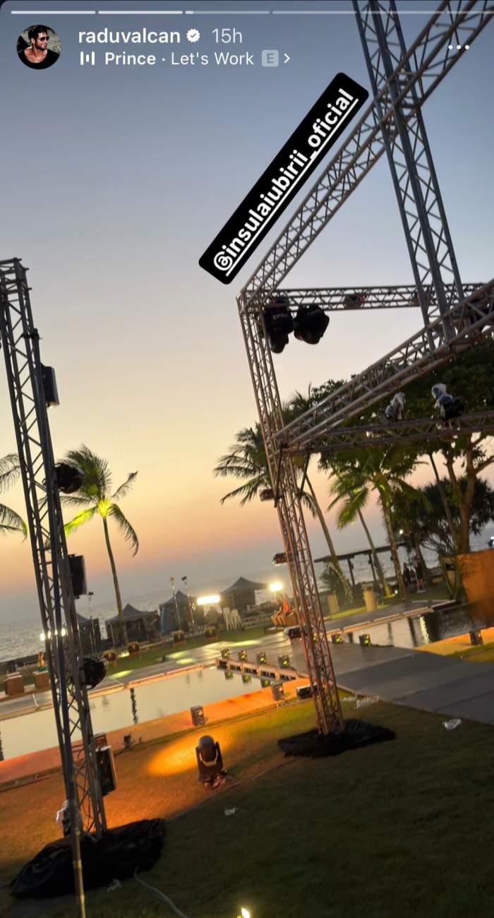 Imagini inedite din culisele emisiunii Insula Iubirii! Radu Vâlcan, fotografii de colecție