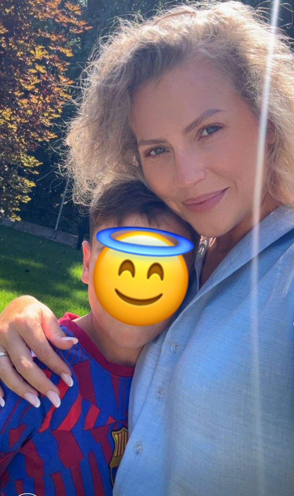 Mirela Vaida și fiul cel mare