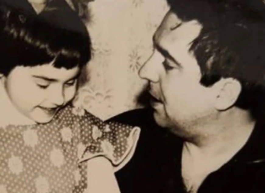 Andreea Marin, alături de tatăl ei